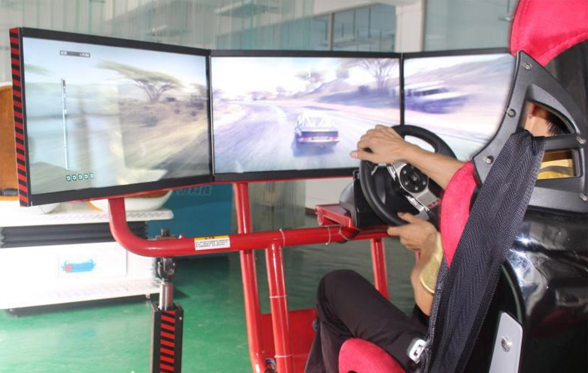 昂昂溪动感影院F1三屏实感模拟赛车