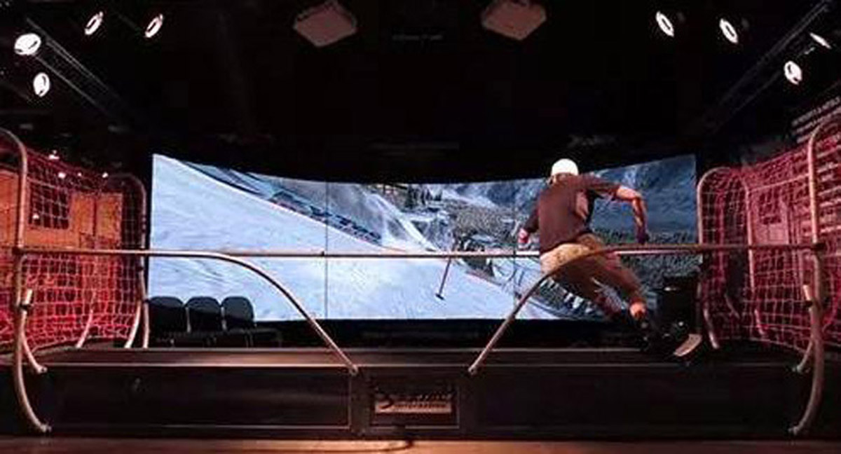 北流动感影院模拟高山滑雪