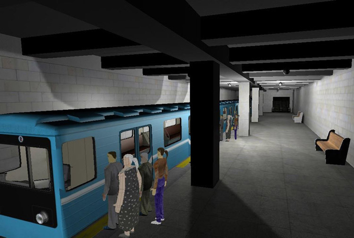 新抚动感影院虚拟动车地铁