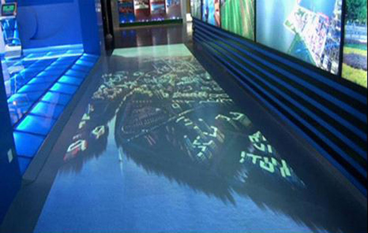动感影院地面互动感应投影系统