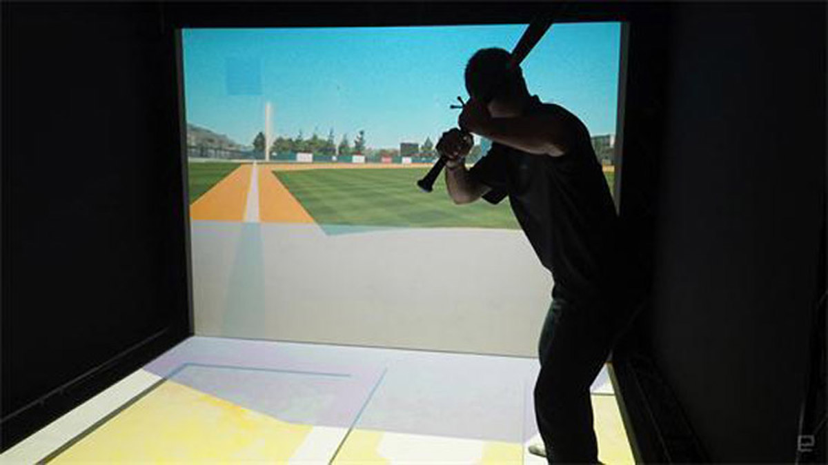 济阳动感影院虚拟棒球投掷体验